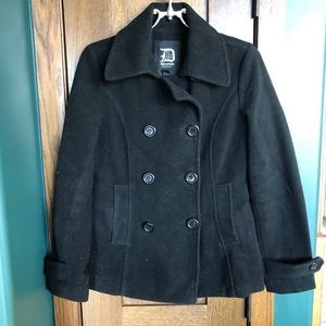 Black Dollhouse Pea Coat Size Small